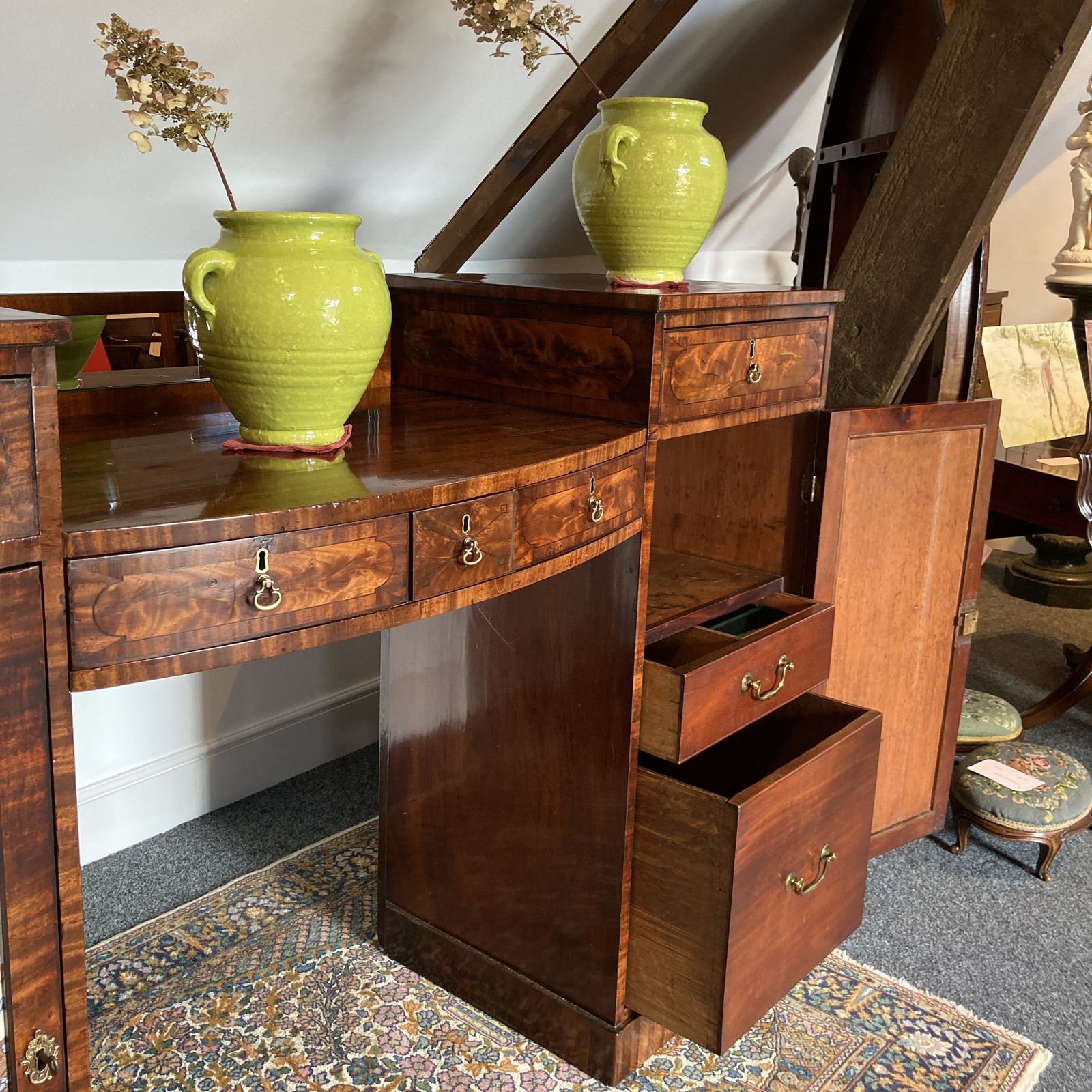 Late Georgian Mahogany Pedestal Sideboard, Circa 1810 photo 3150.0