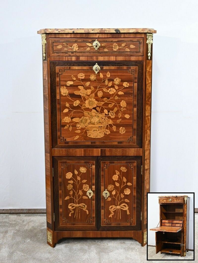 Small Mahogany And Amaranth Secretaire, Louis XVI – 18th Century