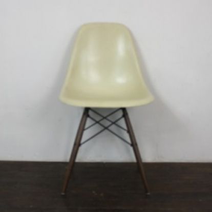 2338.83 Eames Herman Miller Dsw Side Chairs In Neutrals Grey/Light Ochre photo