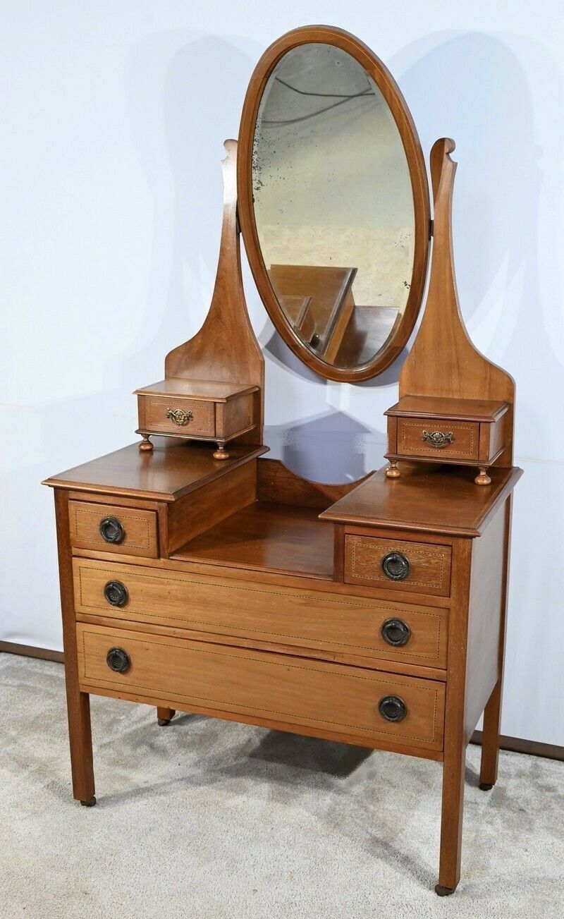 Small English Mahogany Dressing Table – 1920 photo for sale