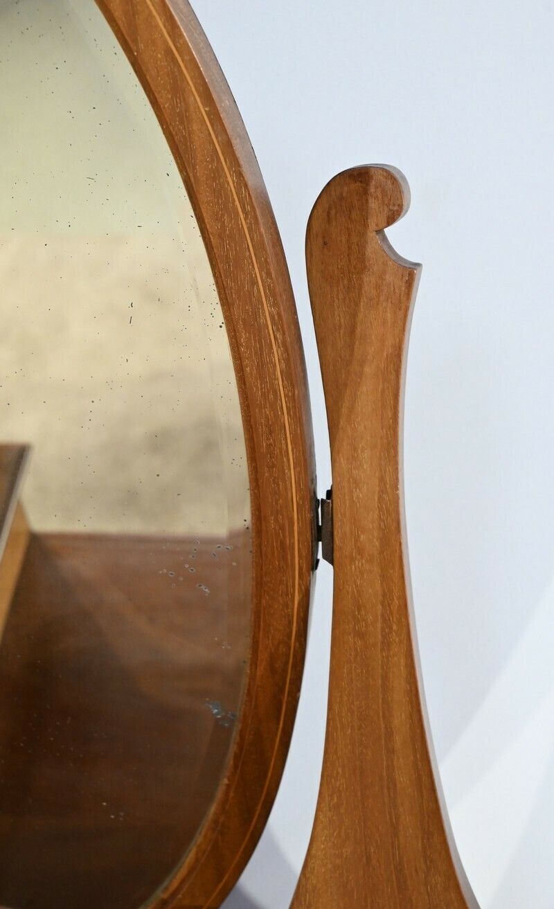 Small English Mahogany Dressing Table – 1920 photo vintage