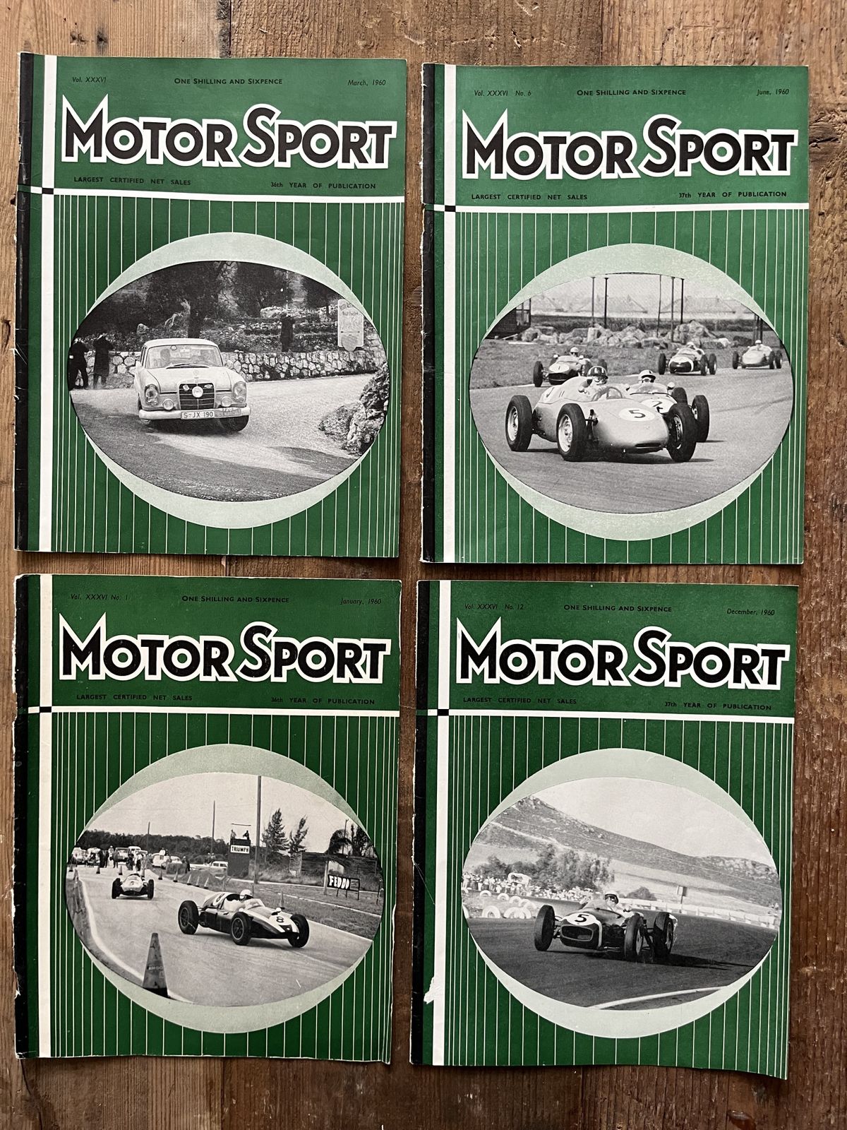 Vintage Motorsport Magazine Cover Artwork 1960 photo Art