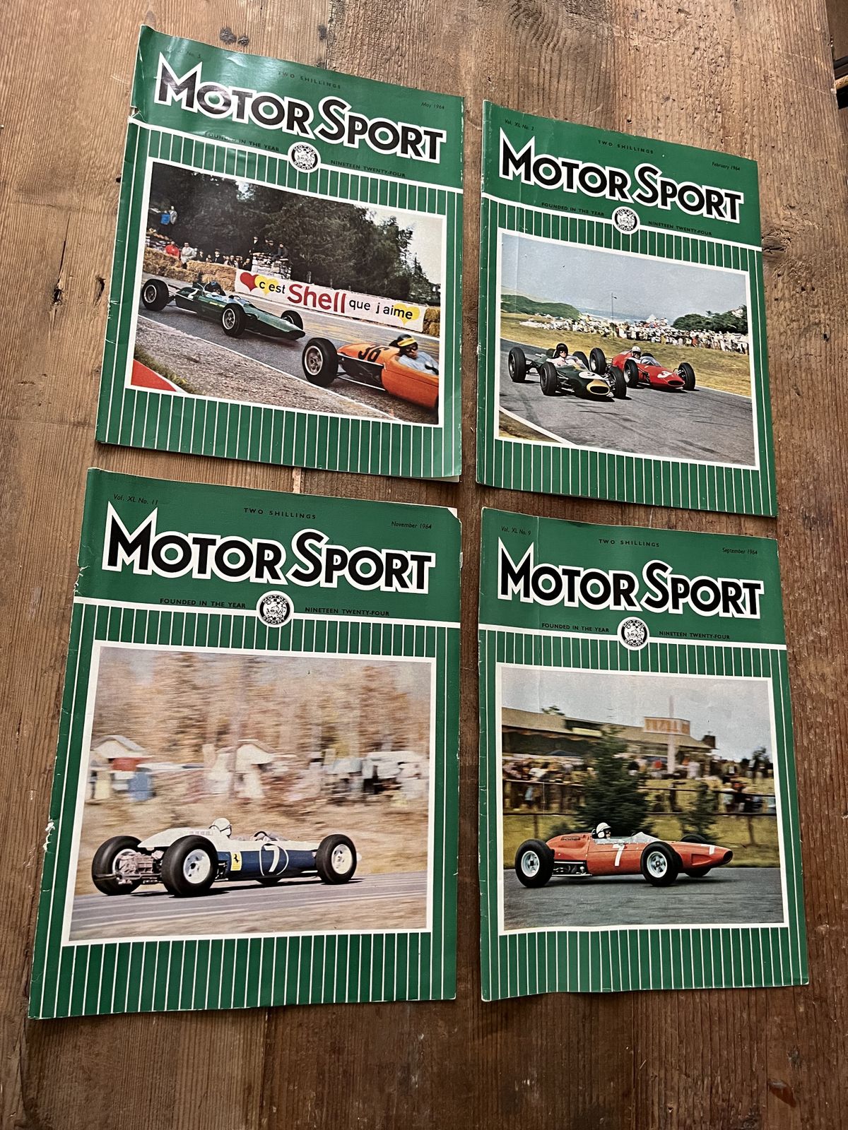 Vintage Motorsport Magazine Artwork 1964 photo Art