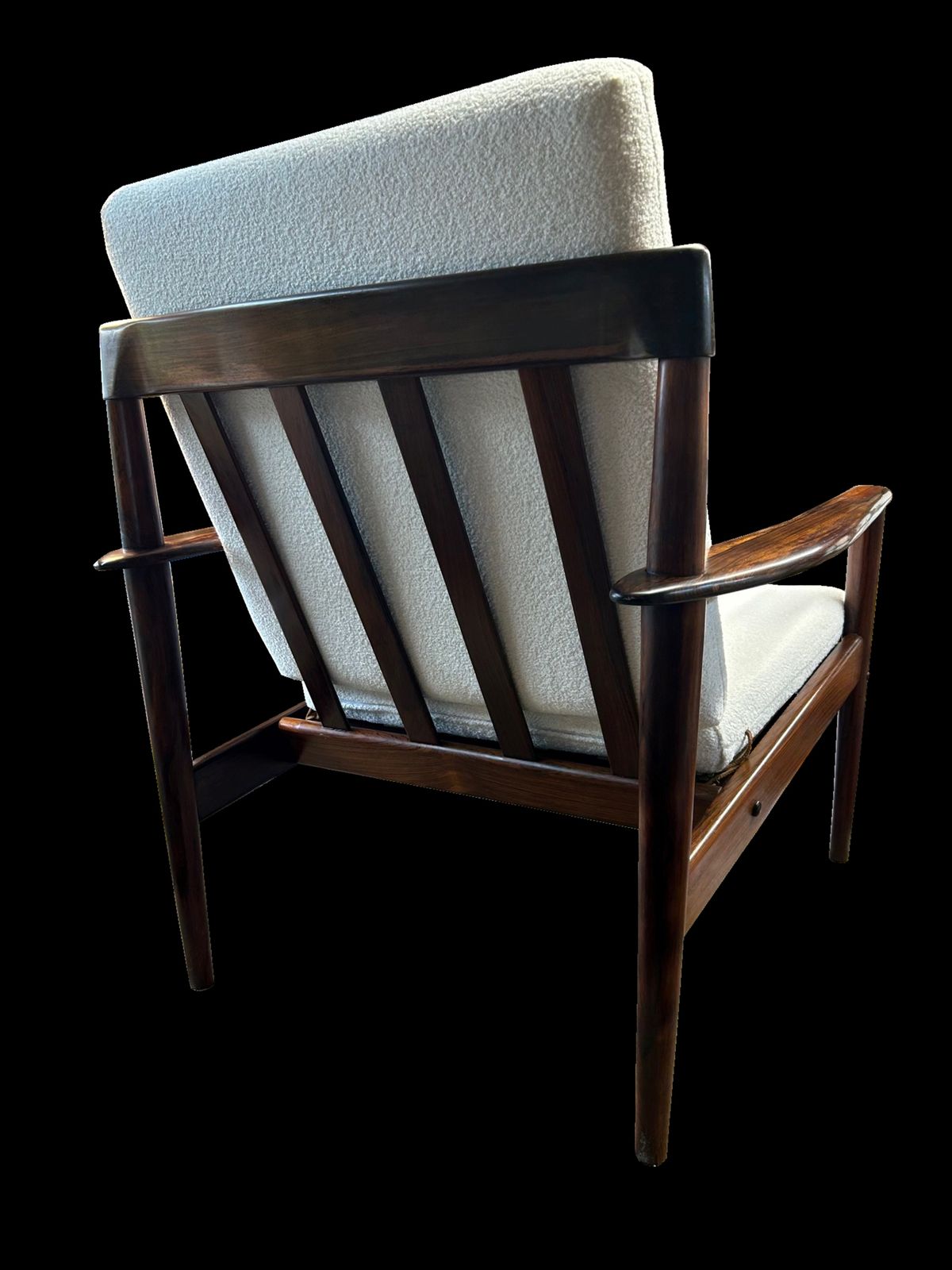 Danish Santos Rosewood Model 56 Armchair By Grete Jalk For Poul Jeppesen photo vinterior