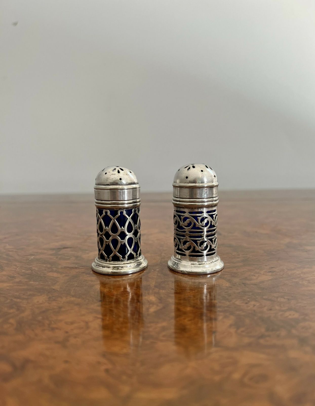 Lovely Pair Of Edwardian Table Salts