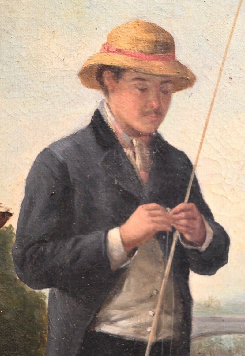 The Angler, 19th Century School – Late 19th Century photo buy