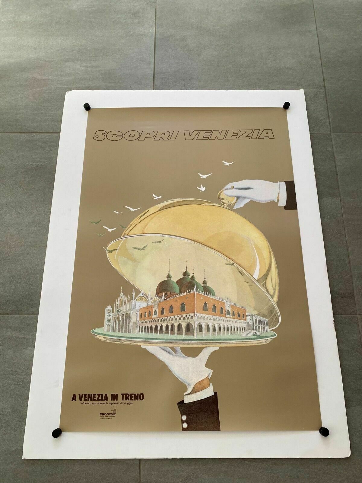 Anonymous, 1990s   Discover Venice   Original Advertising Poster Ca photo for sale