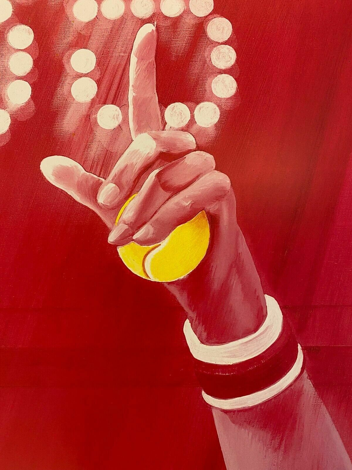 photo vintage Jacques Monroy, 1985   Roland Garros 85   Advertising Vintage Affiche