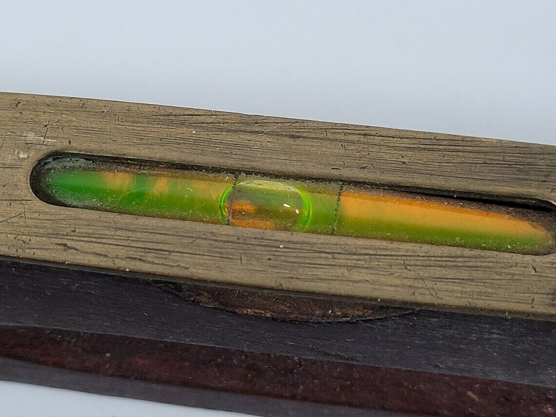 Set Of Three Antique Spirit Levels / A. Mathieson Of Glasgow / Antique Tools photo vinterior