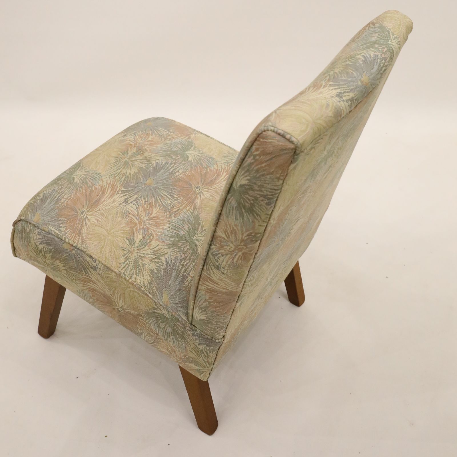 photo buy Vintage Low/Bedroom/Parlour Chair Recent Upholstery Free Uk Delivery
