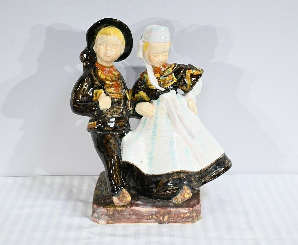 Earthenware Sculpture, Signed Bel Delcourt, Hb Henriot – 1960