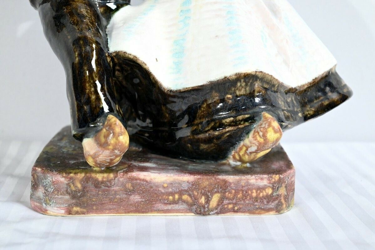 Earthenware Sculpture, Signed Bel Delcourt, Hb Henriot – 1960 photo vintage