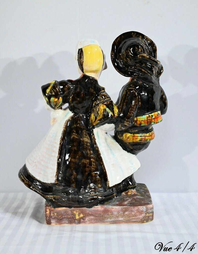 1181.41 Earthenware Sculpture, Signed Bel Delcourt, Hb Henriot – 1960 photo