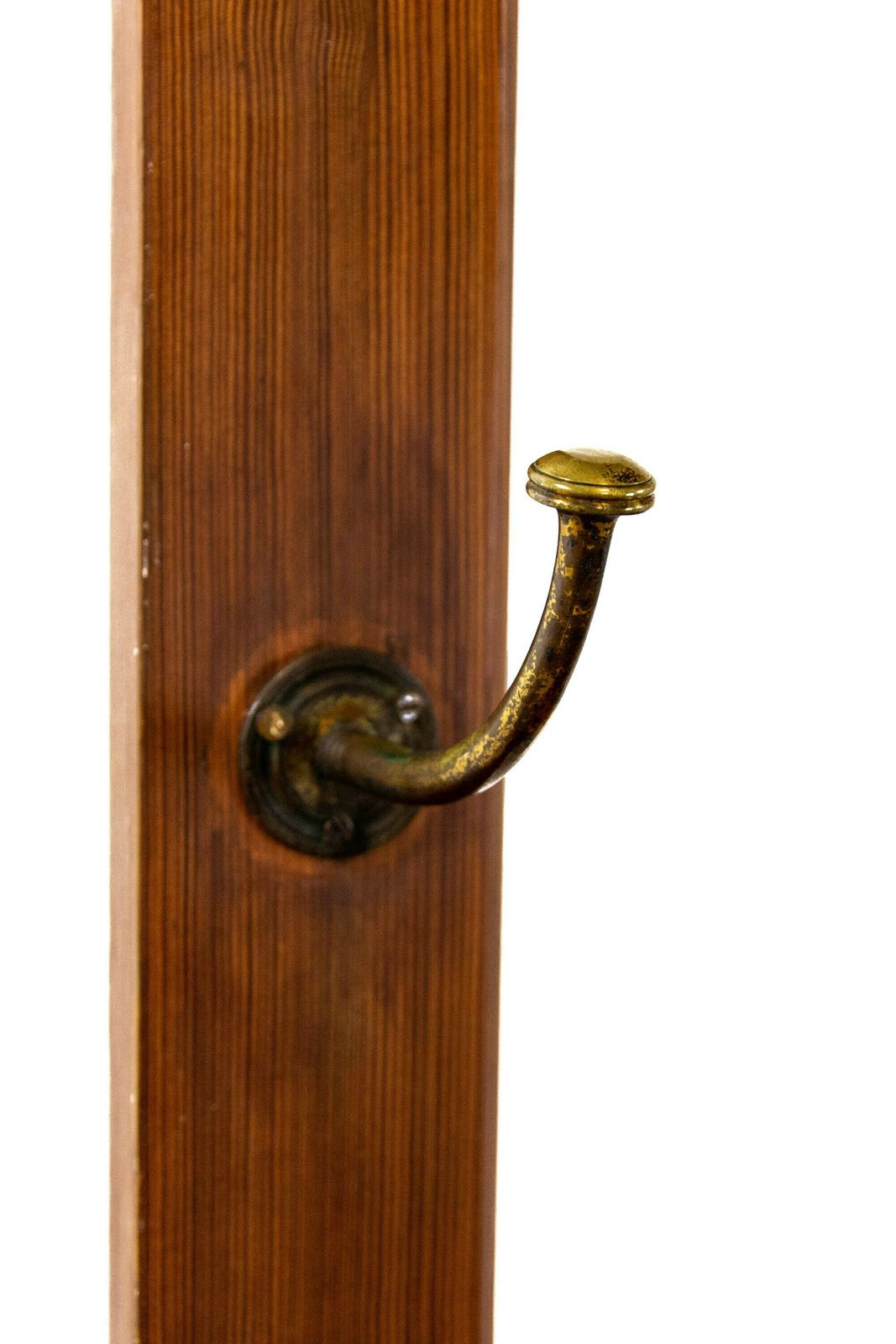 Large Antique Pitch Pine Hall Stand | Entrance Hall Stick Stand | Antique Hallway Storage (M 3716) photo Furniture