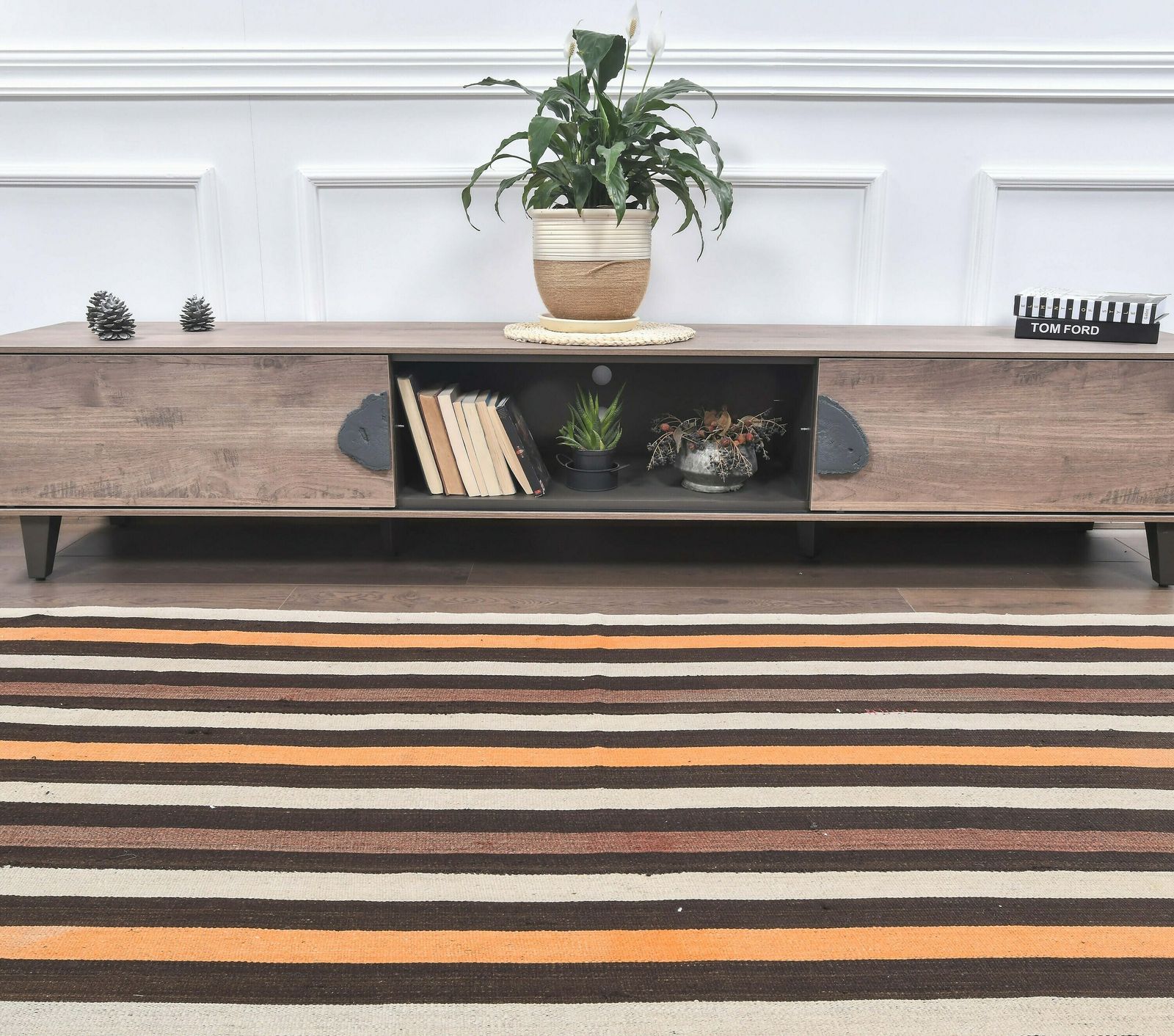 6x10 Turkish Vintage Kilim, Oushak Area Rug, Handmade Wool Carpet, Retro Flatweave Rugs, Farmhouse Decor, One Of A Kind, Made In Turkey photo Textiles