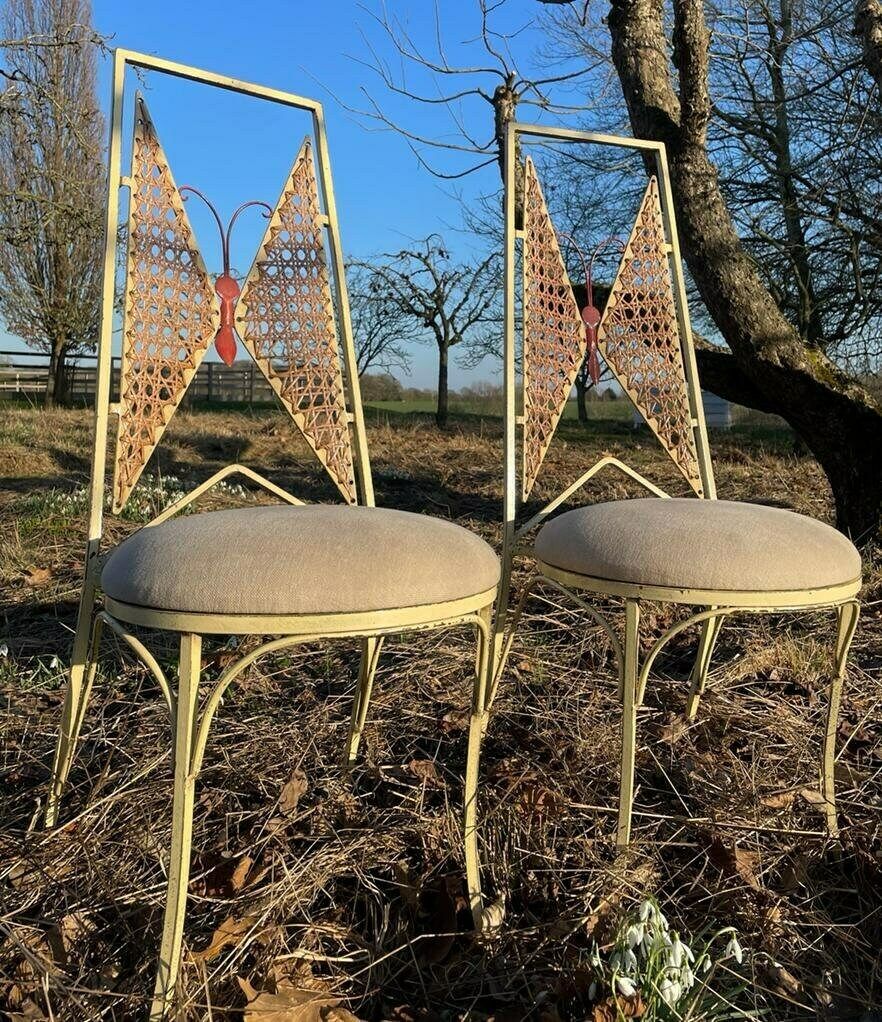 Mid Century Modern Hollywood Regency 1970s Butterfly Chairs photo Furniture