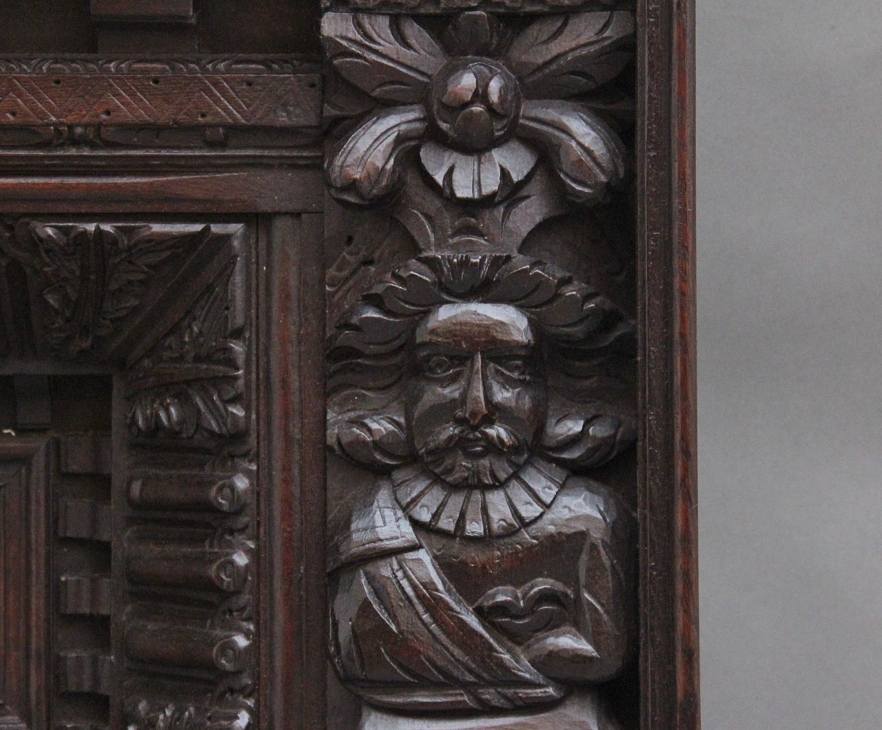 17th Century And Later Carved Oak Overmantle photo 2550.0