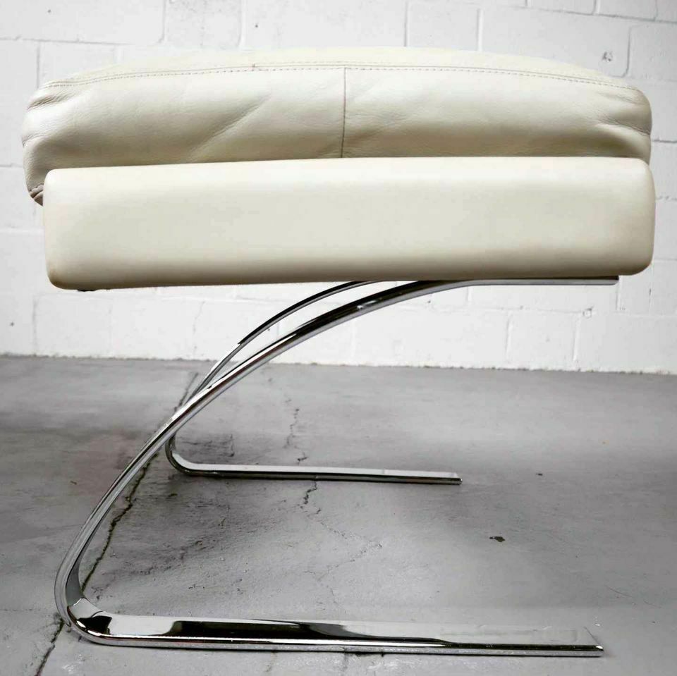 photo furniture “Swing” Leather Armchair With Ottoman For Cor Germany, 1960s
