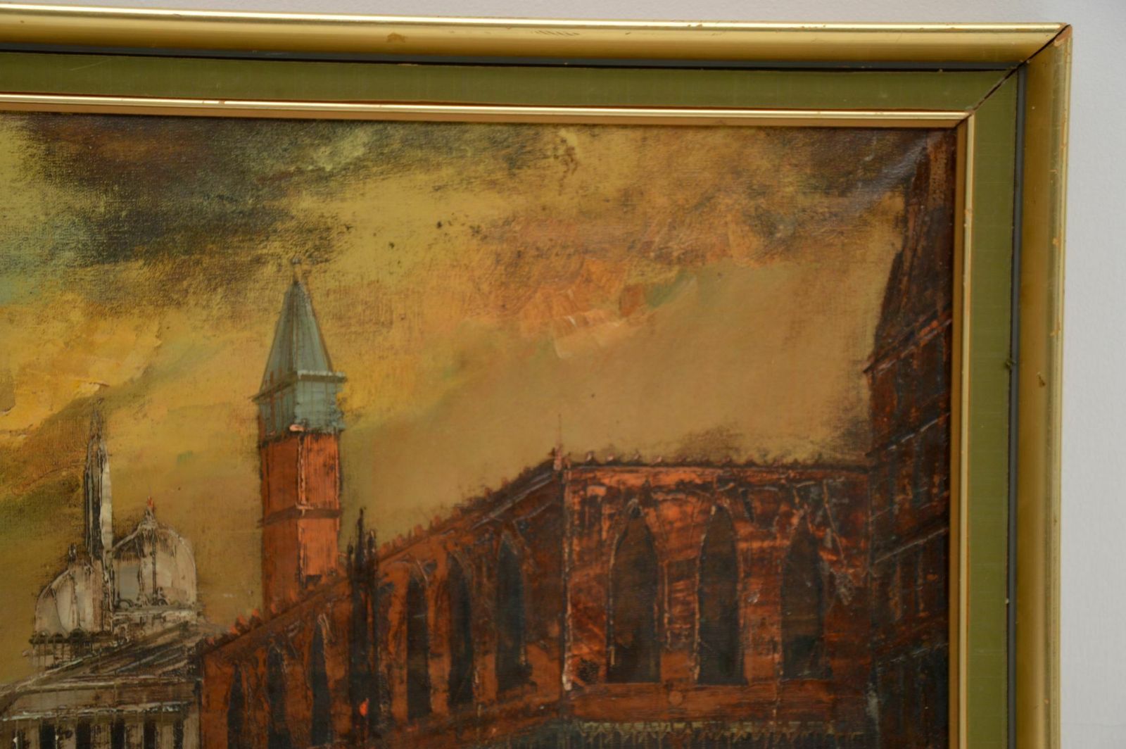 Antique Landscape Oil Painting Signed ‘Liner’ photo buy