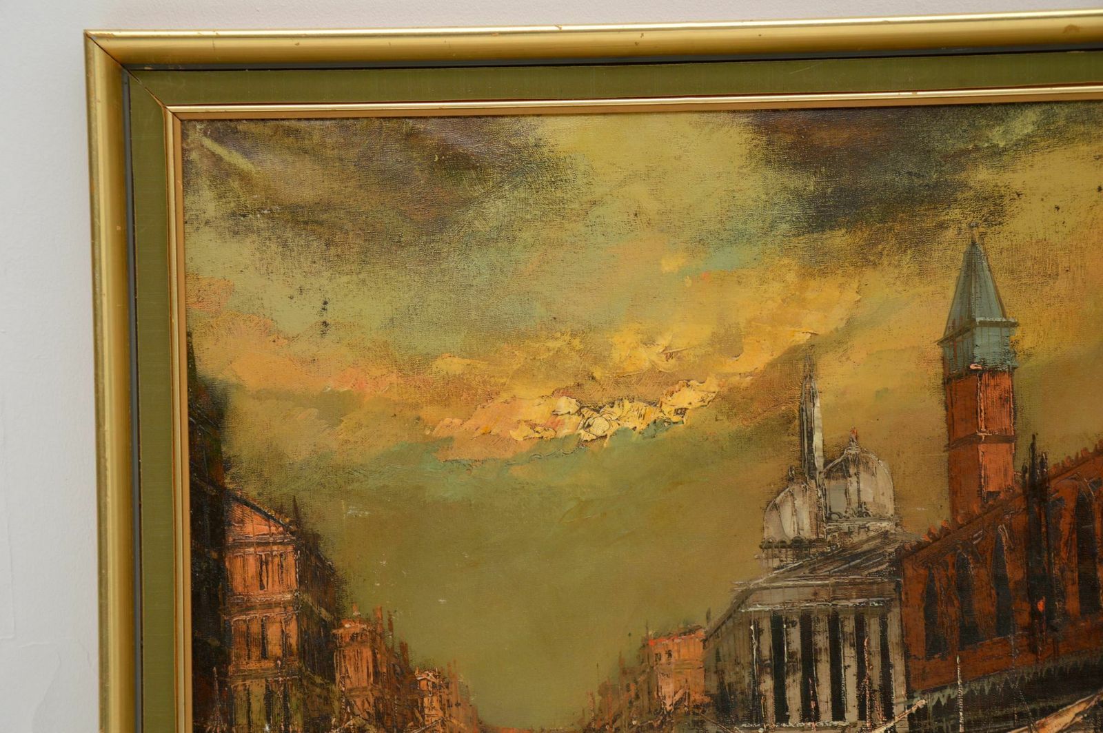 photo furniture Antique Landscape Oil Painting Signed ‘Liner’
