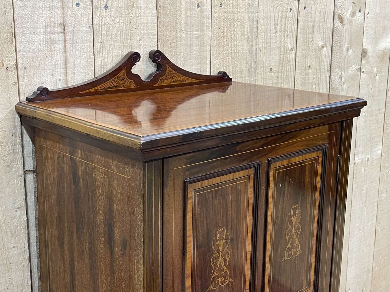 Furniture 1 Door Mahogany Bookcase, English Work From The 19th Century photo