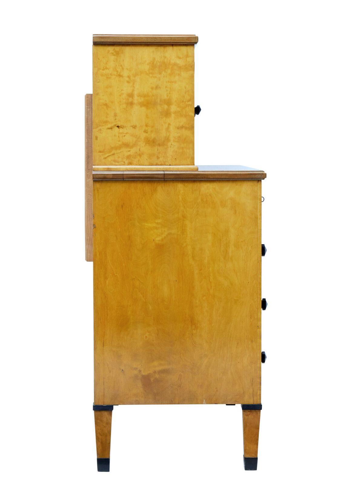 Late 19th Century Swedish Birch Art Nouveau Cabinet On Chest photo vinterior