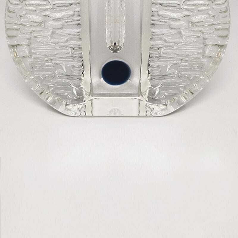 1970s Gorgeous Walther Glass Bullseye Vase By Heiner Düsterhaus. Made In Germany photo buy