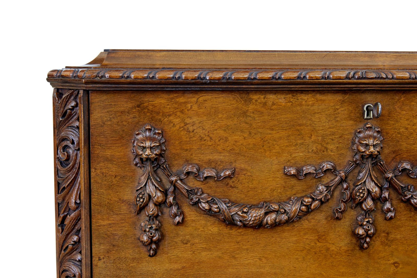 Mid 20th Century Rococo Revival Carved Walnut Chest Of Drawers photo Furniture