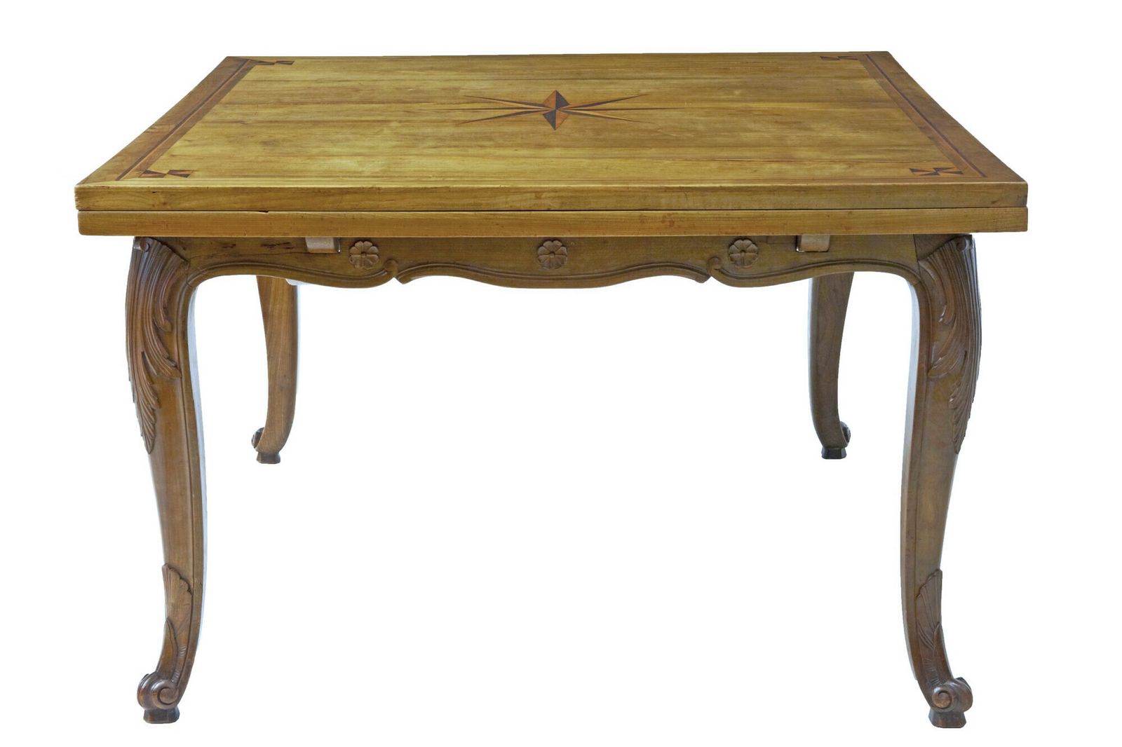 19th Century French Inlaid Fruitwood Extending Dining Table photo Furniture