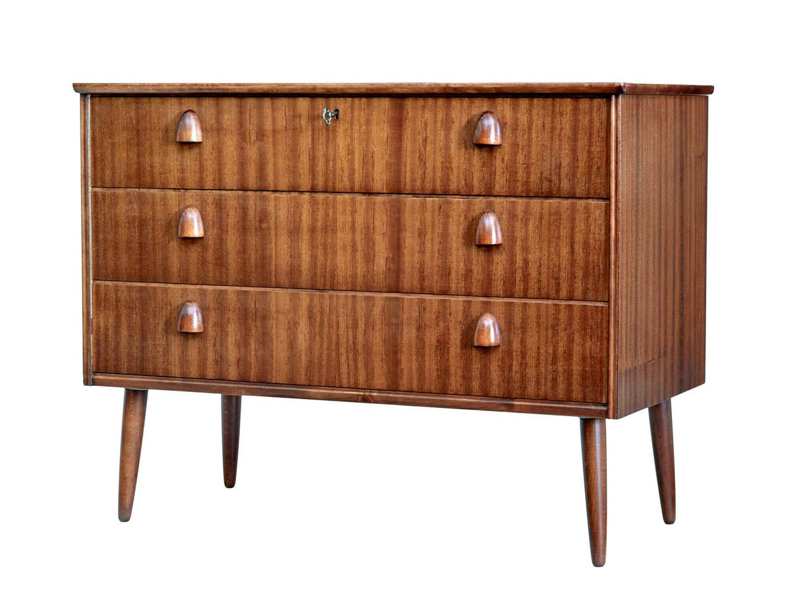20th Century Scandinavian Teak Chest Of Drawers
