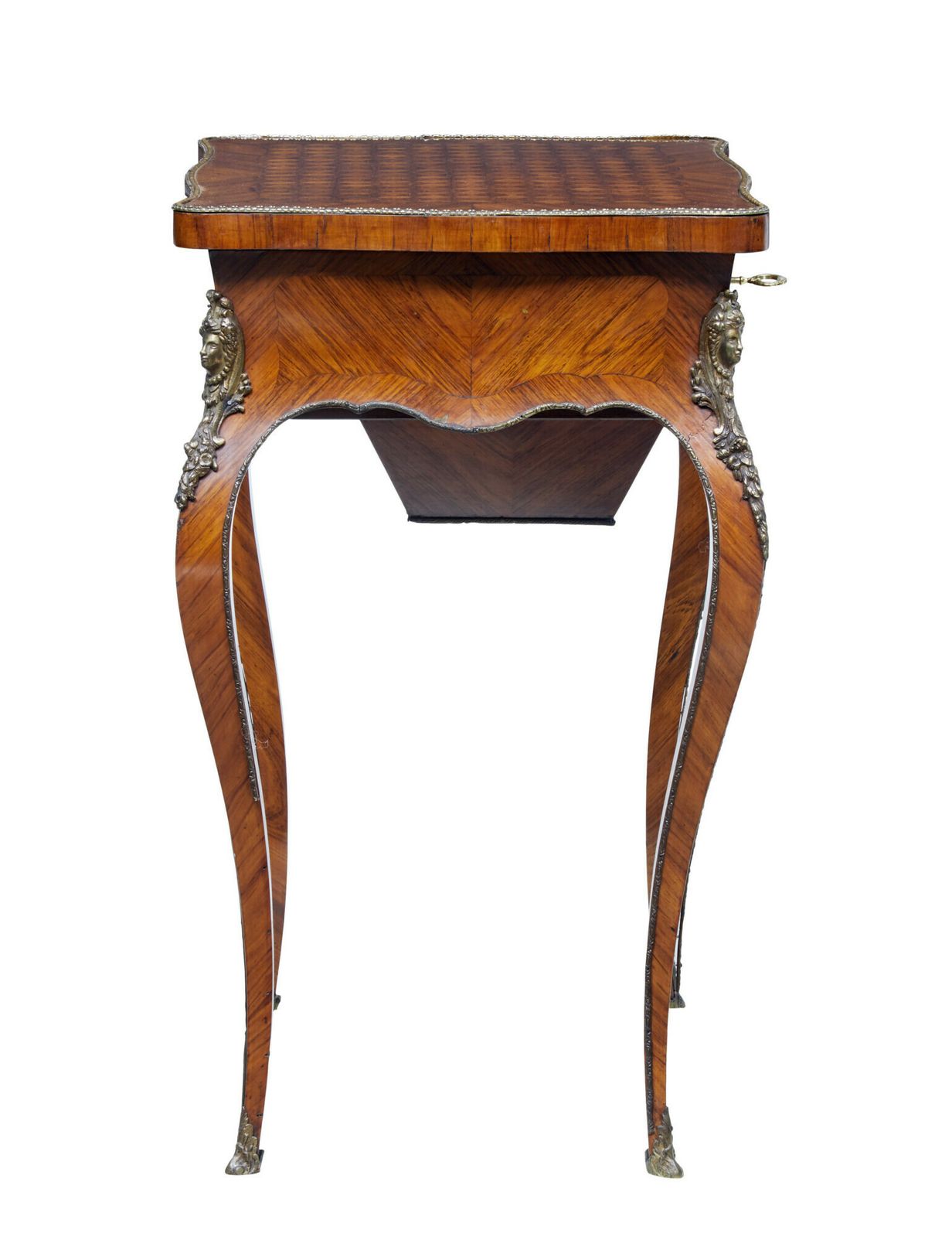 19th Century French Kingwood Sewing Work Table photo vinterior
