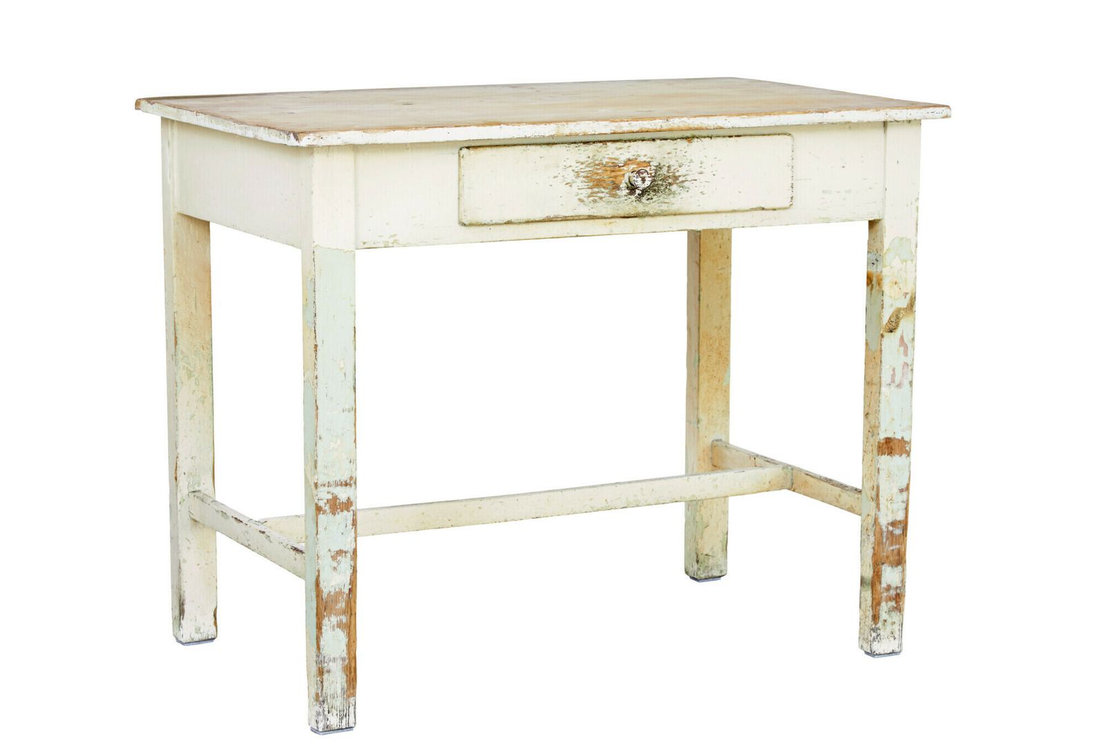 19th Century Painted Pine Side Table