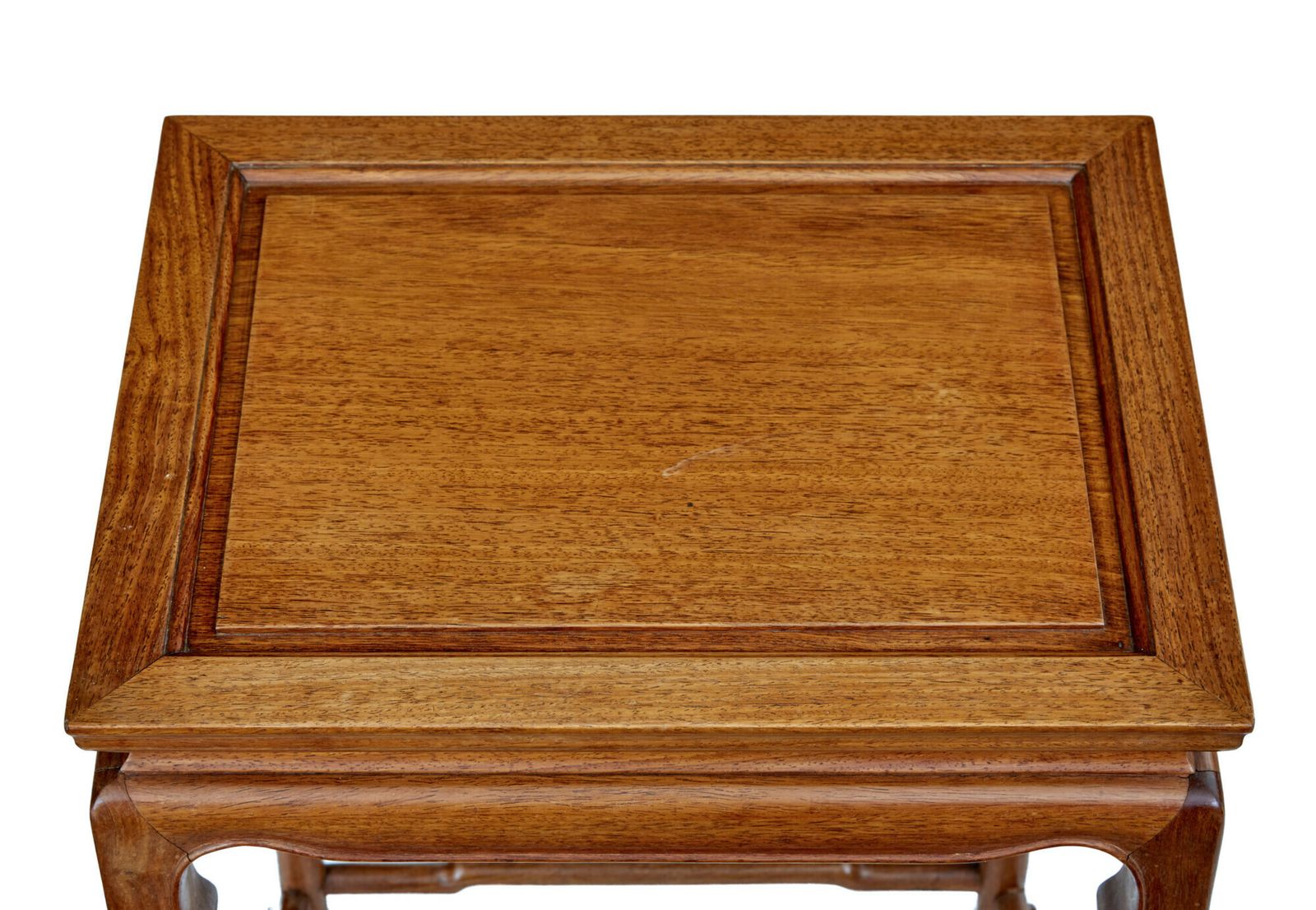 Nest Of 4 Hardwood Chinese Tables By Mayfair And Company photo Furniture