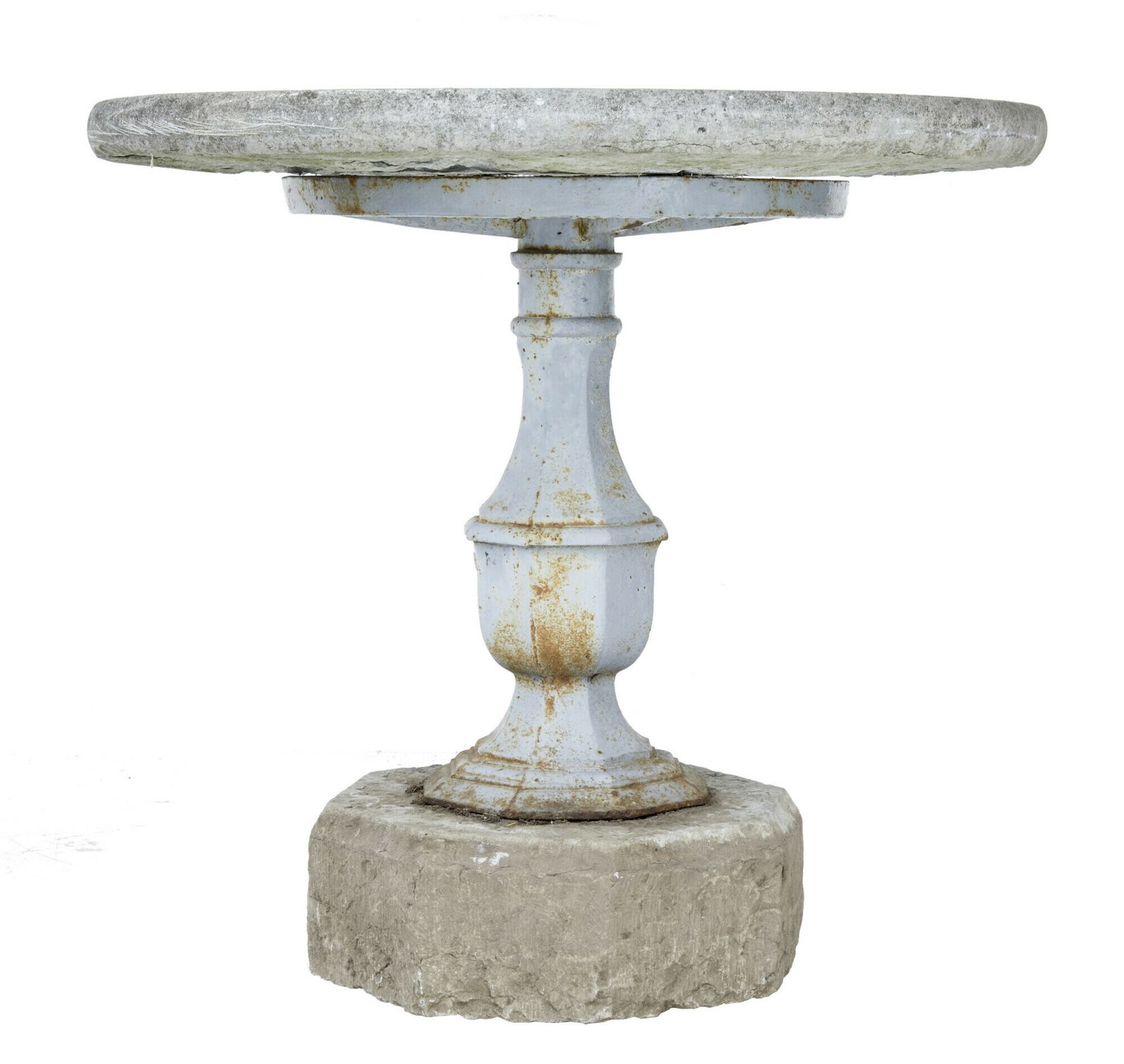 Rare 19th Century Swedish Stone And Iron Garden Table photo furniture