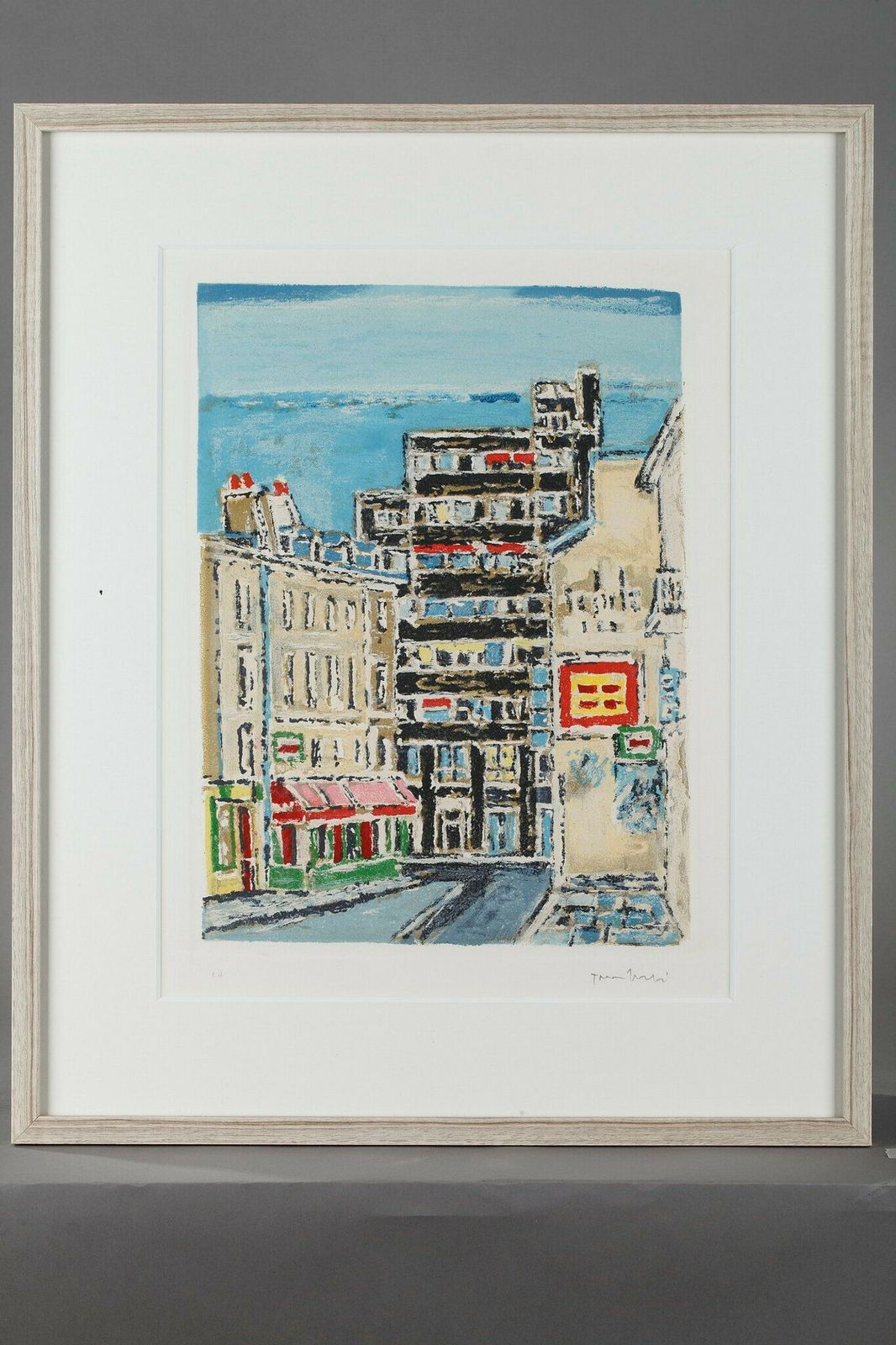 photo for sale Four Paris Engravings By Orfeo Tamburi For The Paris 20+1 Series