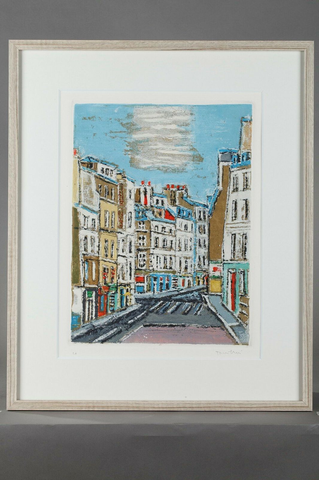photo for sale Set Of Four Framed Engravings Depicting The Arrondissements Of Paris