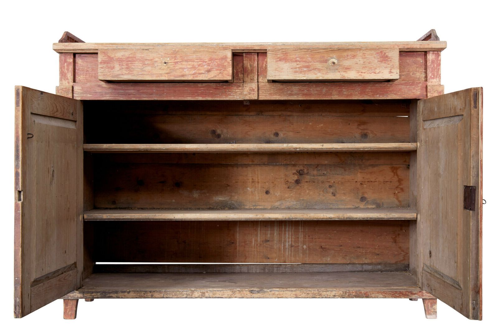 Early 19th Century Rustic Swedish Painted Sideboard photo 7695.0