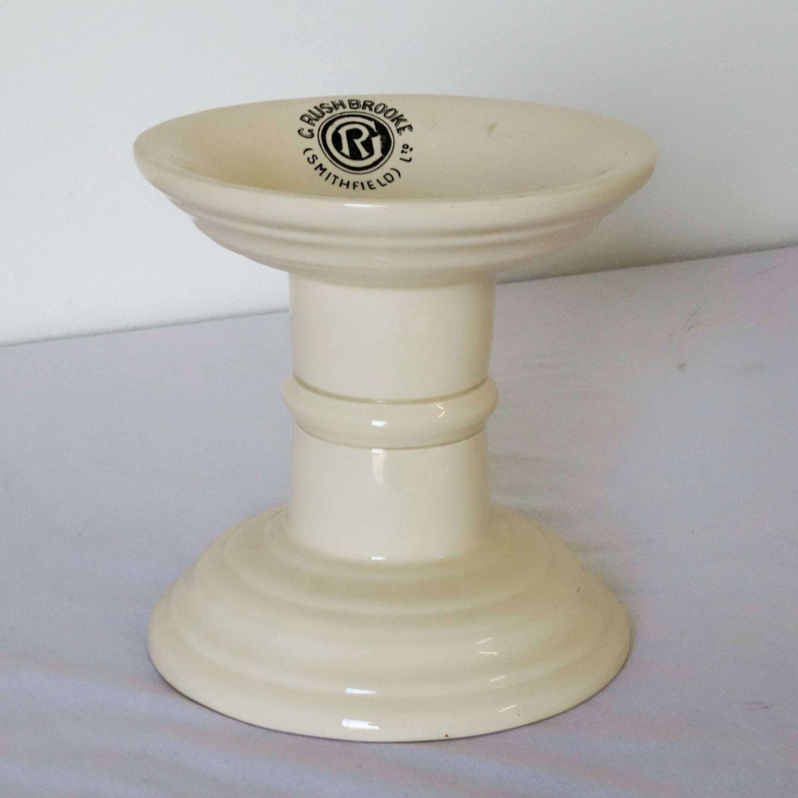 English 20thc Ceramic Ham Stand From Smithfield Meat Market London