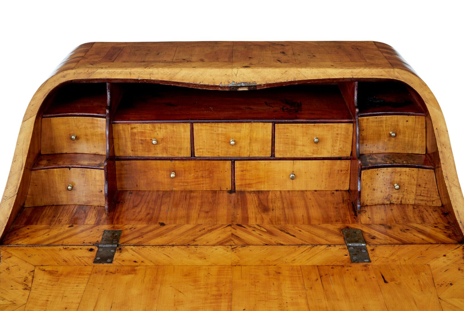 5775.0 Rococo 18th Century Yew And Elm Bureau Desk photo