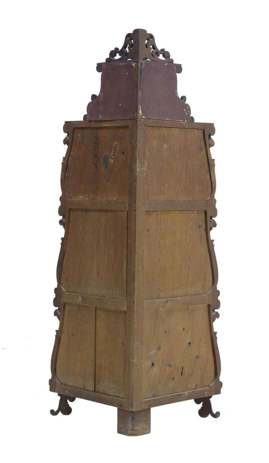 19th Century Carved Mahogany Victorian Mirrored Whatnot photo for sale