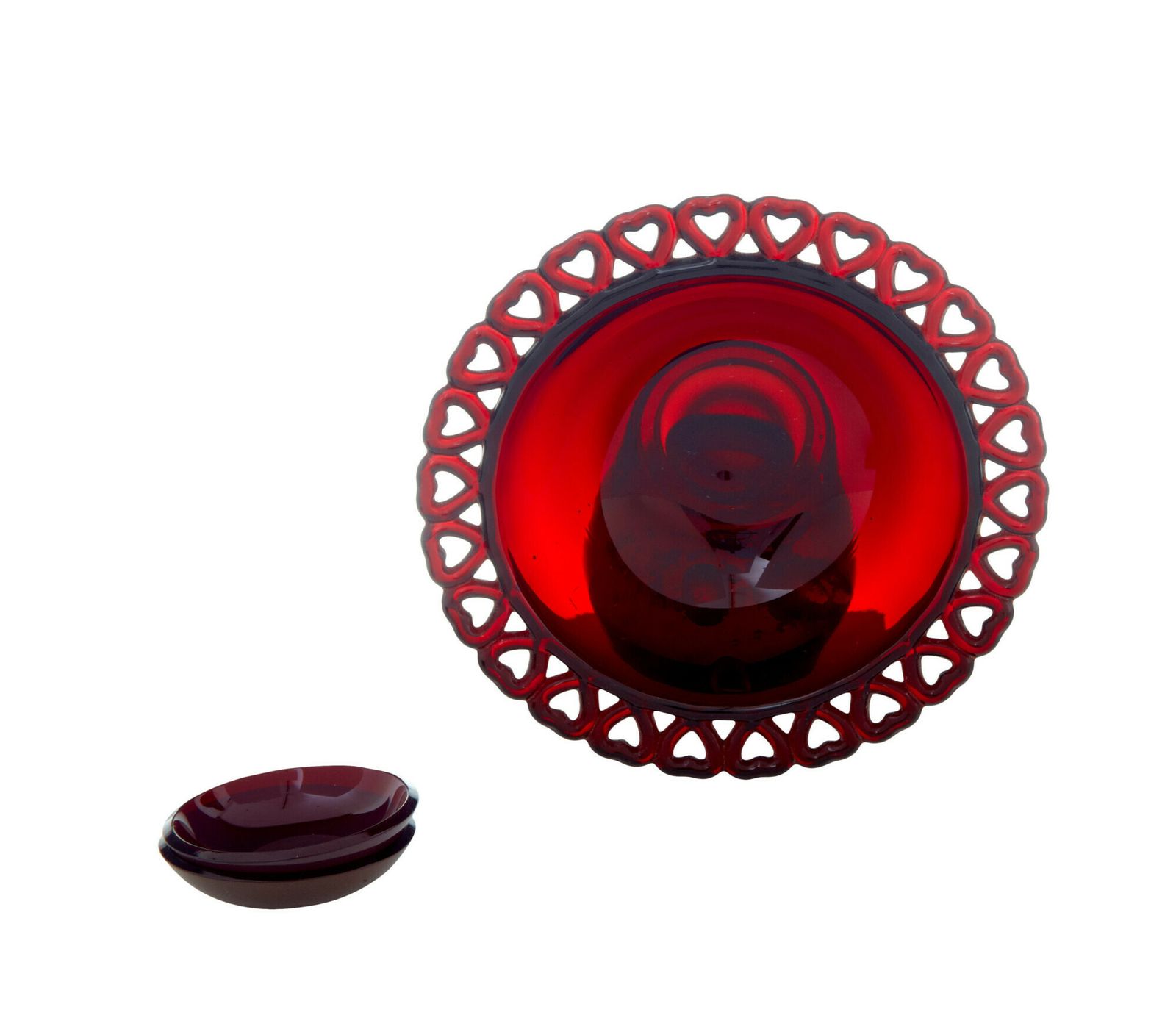 4 Pieces Of 1950’s Scandinavian Red Art Glass By Monica Bratt photo furniture