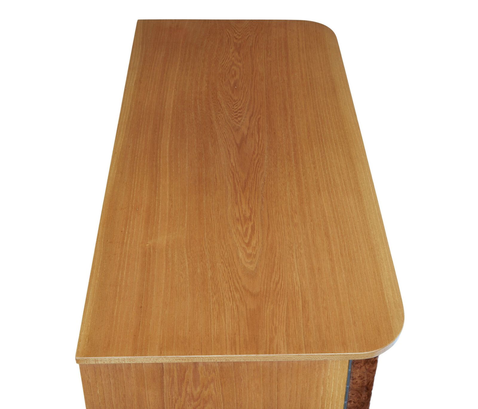 Swedish Mid 20th Century Elm And Burr Fitted Chest Of Drawers photo 1865.0