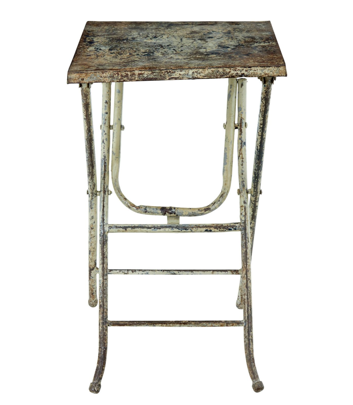 Mid Century Industrial Folding Side Table photo 545.0