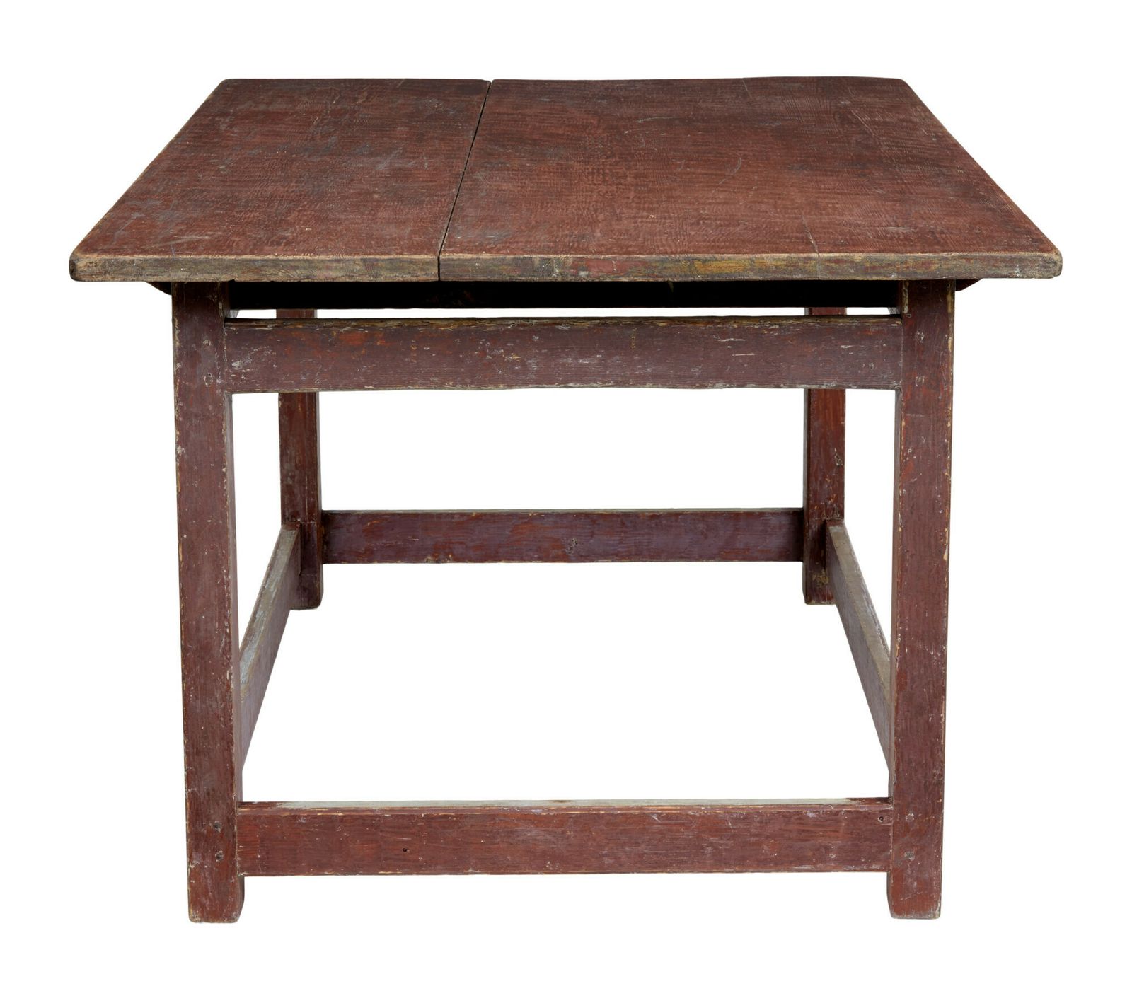 Large 19th Century Scandinavian Pine Painted Table photo Furniture