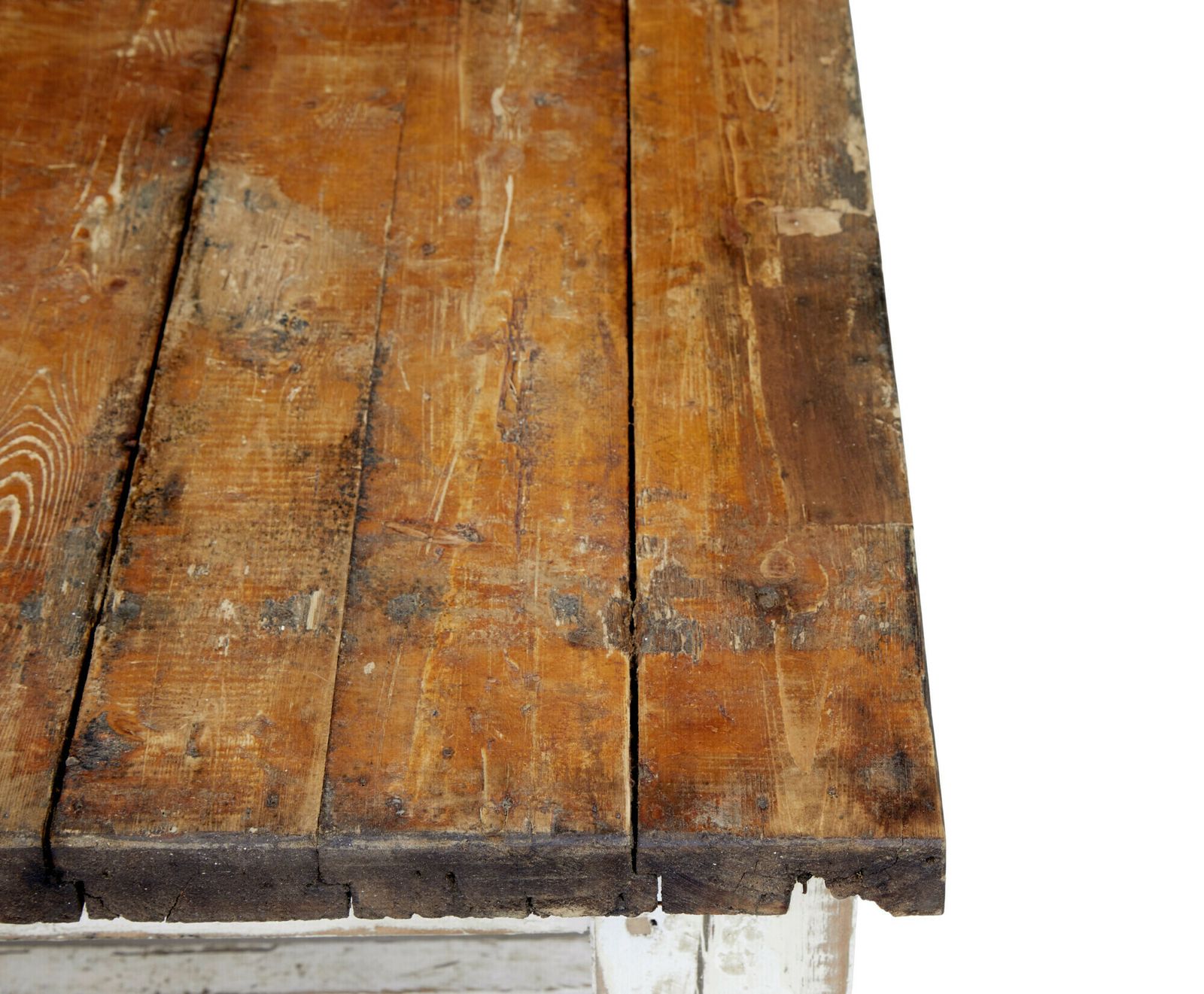 Large 19th Century Solid Pine Work Table photo furniture