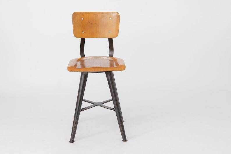 1 Of 4 Industrial Chairs Vintage 50s 60s