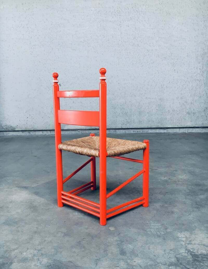 Folk Art Rush Side Chair, Oostenrijk, Ca. Jaren 1970 photo vinterior