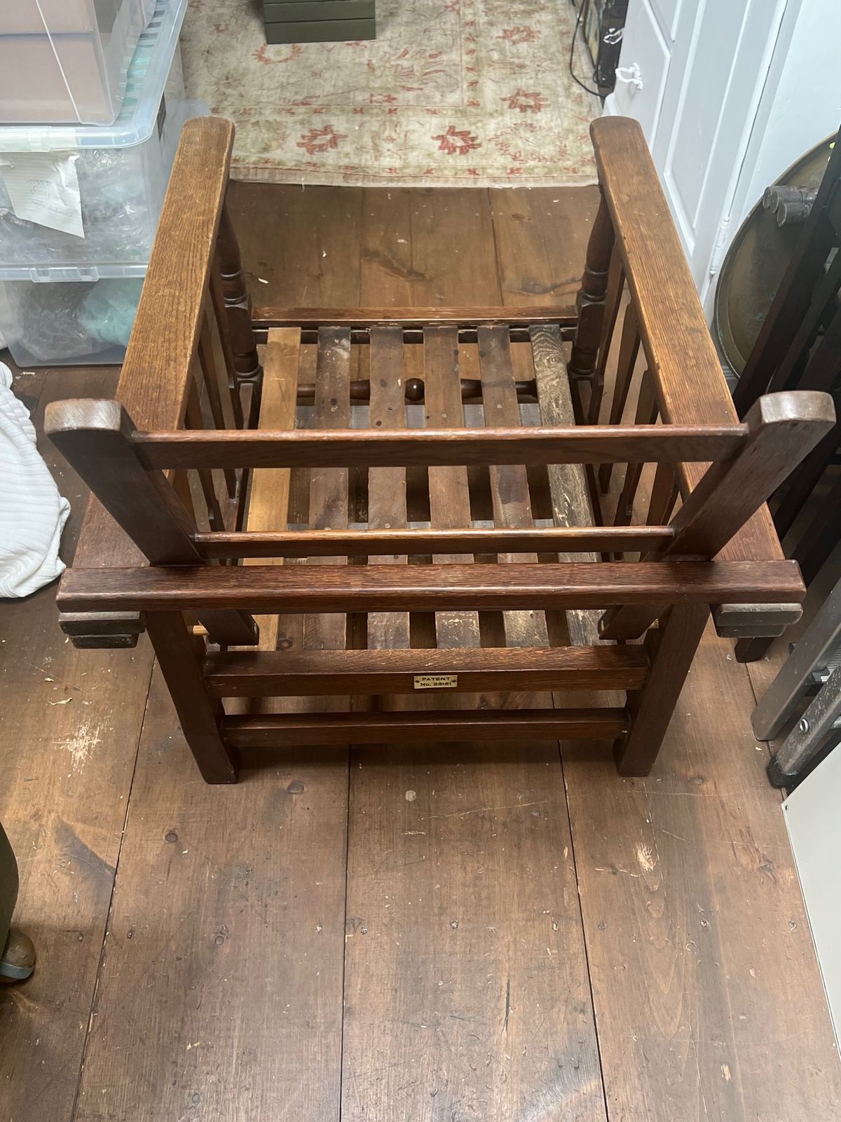 Pair Of Oak Morris Chairs In Very Good Condition photo buy