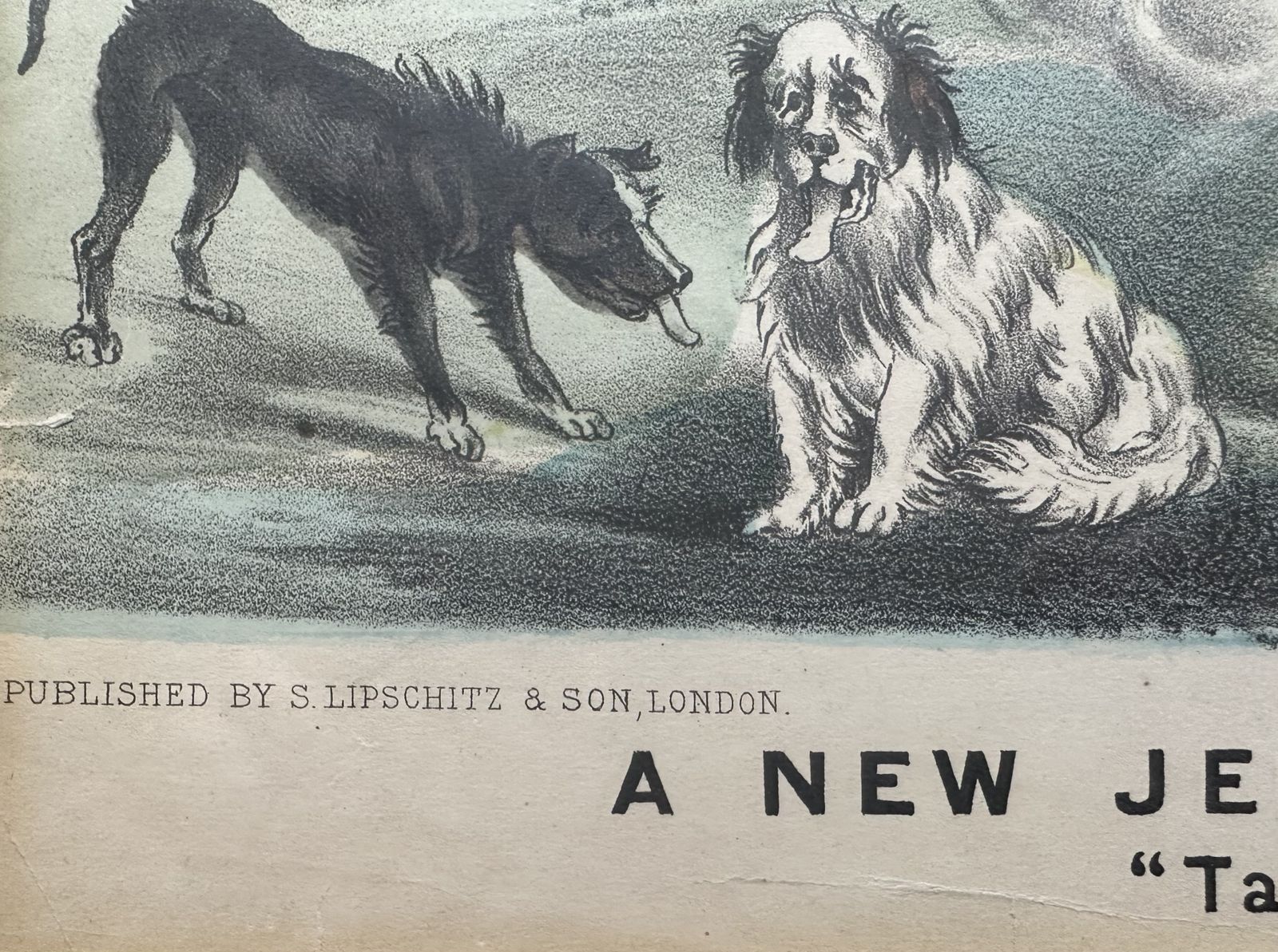 Thomas Worth (1834 1917) Lithograph, ‘A New Jersey Fox Hunt. Taking Breath’, Lipschitz & Son C,1876 photo Art