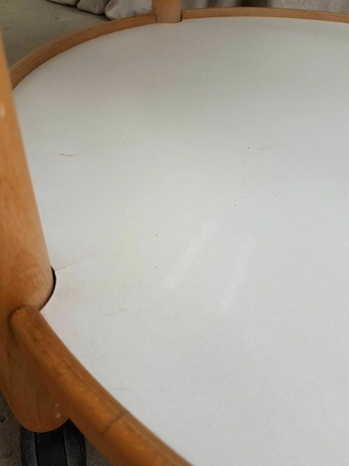 184.0 Vtg Late Mid Century Danish Modernist Side Table Trolley Scandi Retro R211 photo